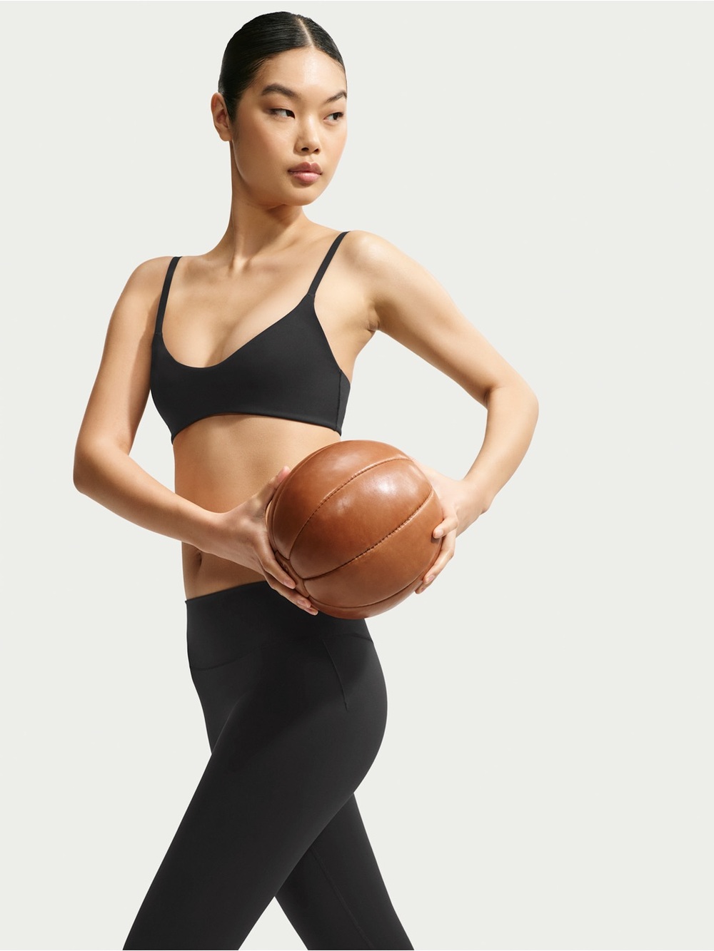 NWT NikeSkims matte micro scoop top •Obsidian  • XS